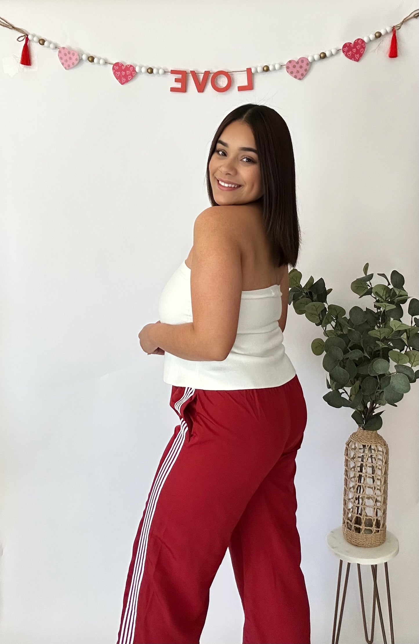 Red Track Pants
