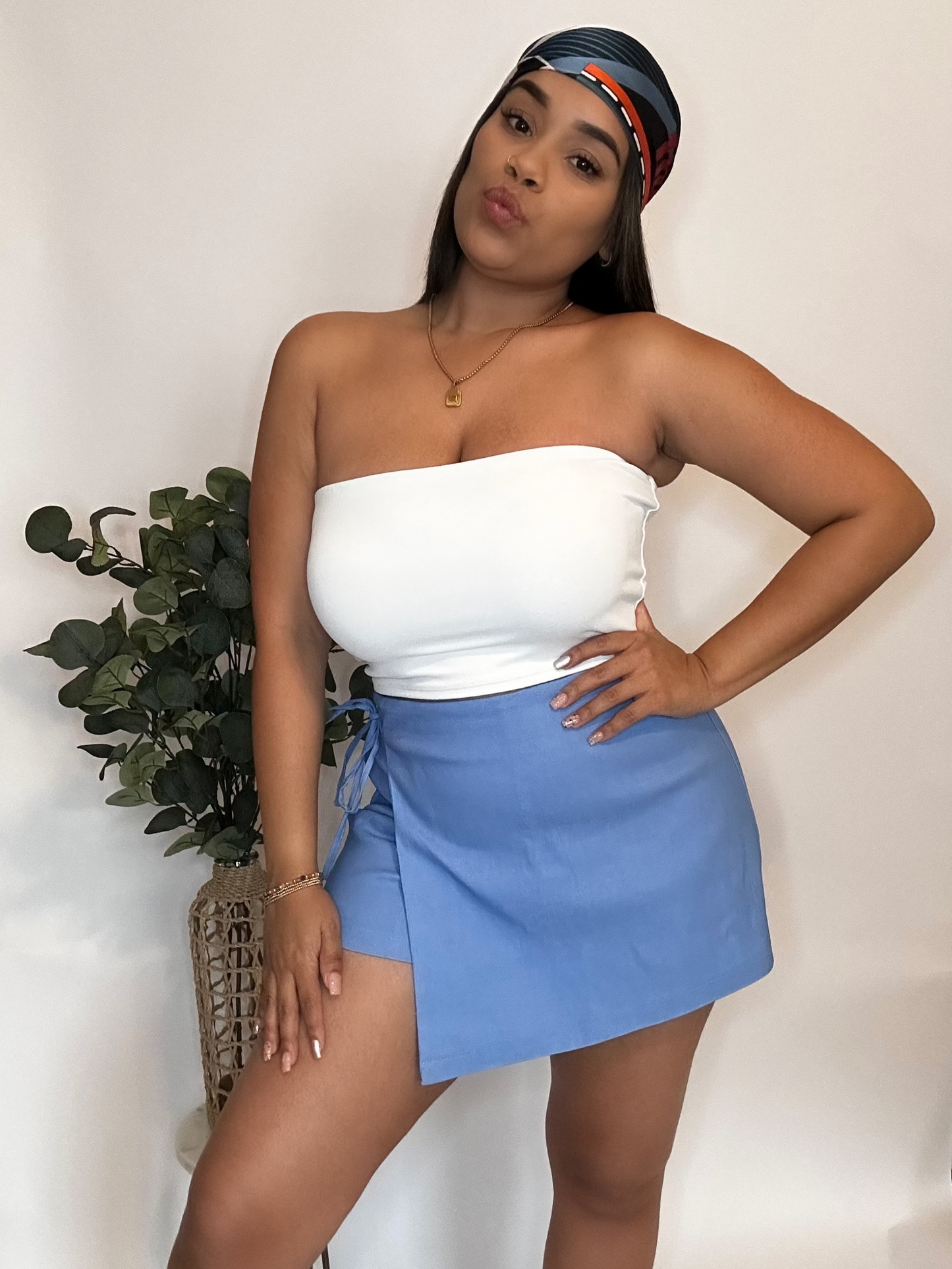 Sky Blue Skort