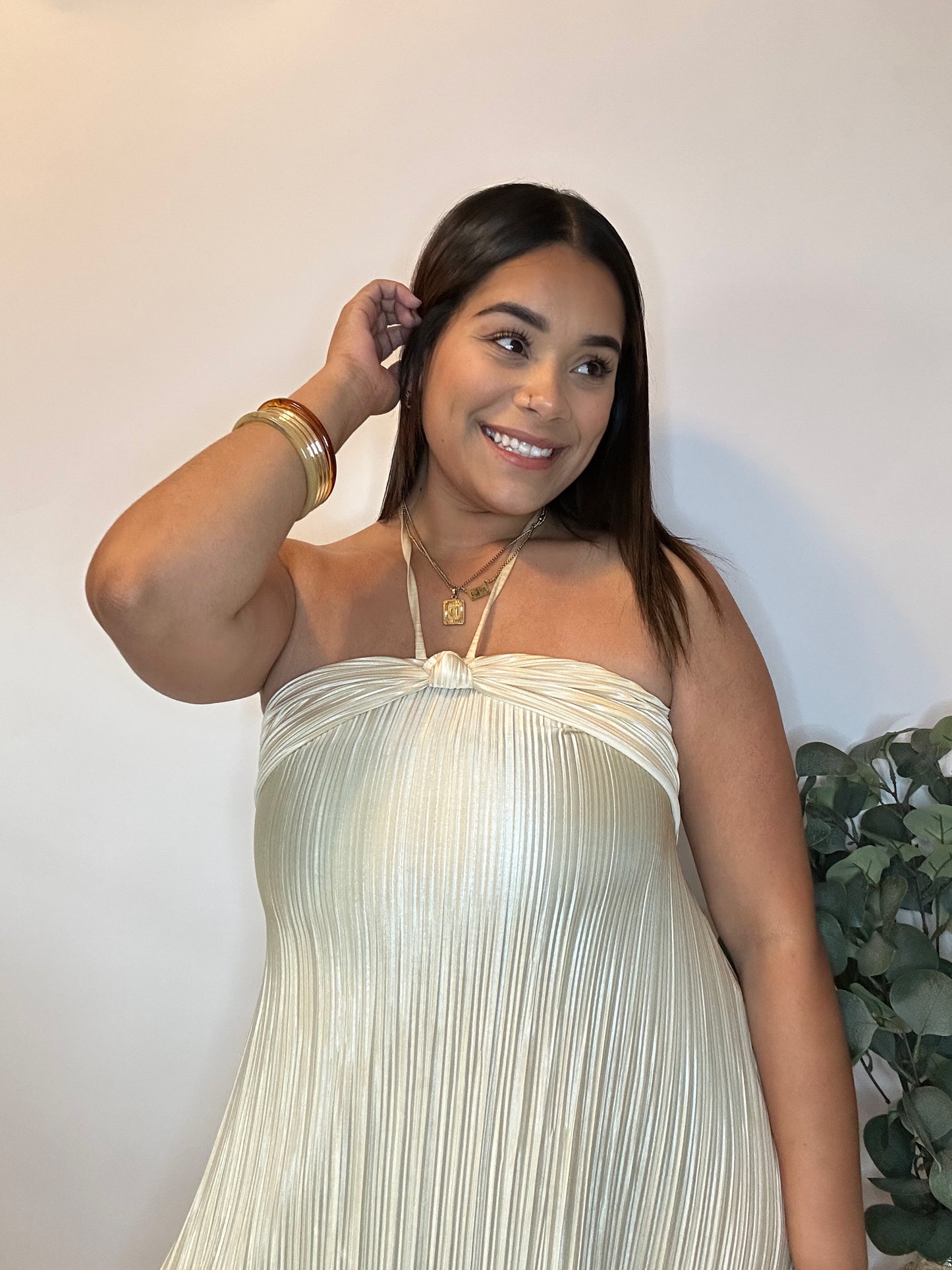 Champagne Maxi Dress