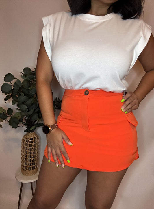 Citrus Cargo Skort